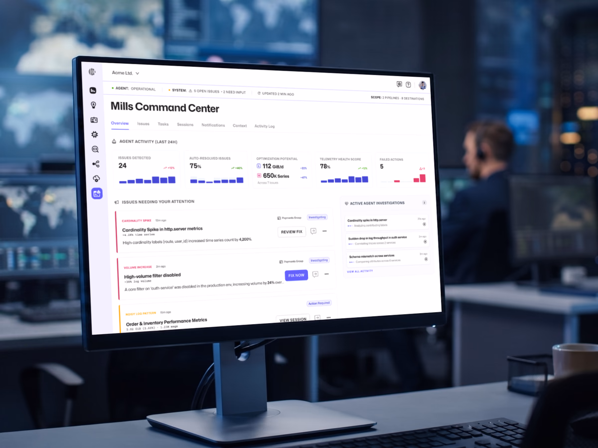 AI-Agent Command Center for Observability Platform